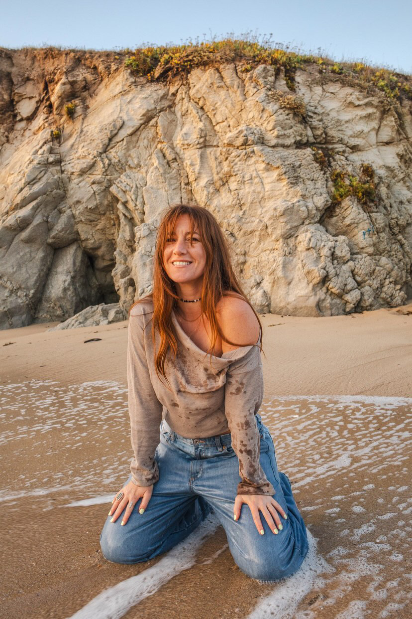 Morgane sur la plage